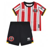 Sheffield United Koszulka Podstawowa dzieci 2024-25 Krótki Rękaw (+ krótkie spodenki)